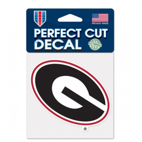 Georgia Bulldogs Decal 4x4 Perfect Cut Color on Sale